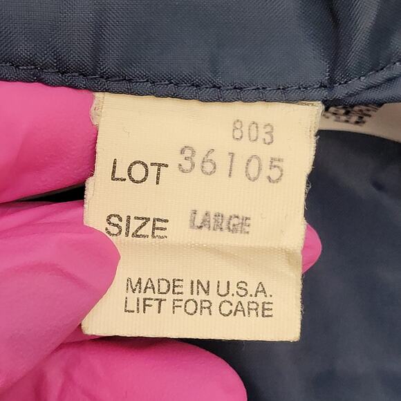 Vintage 70s CBS Jacket Large 24x28 Baggy Basketball - Picture 7 of 13